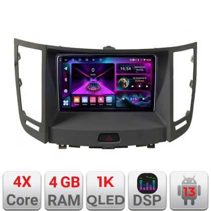Navigatie Infinity FX intre anii 2009-2012 Android radio gps internet  4+64 InCell Display 1K Kit-fx35+EDT-E209-RK