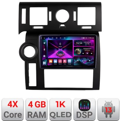 Navigatie Hummer H2 2002-2008 Quad Core 4+64 InCell Display 1K Android Waze USB Navigatie Internet Youtube Radio