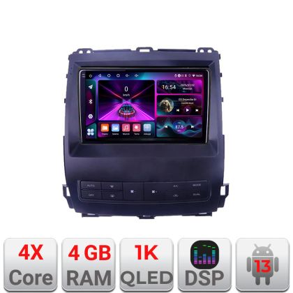 Navigáció Toyota Prado J120 2002-2009 A- j120 4+64 InCell kijelző 1K Android Waze USB internet navigáció Youtube rádió V1