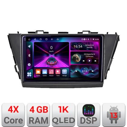 Navigatie Toyota Prius 5 Plus 2012-2020 Android radio gps internet  4+64 InCell Display 1K kit-prius5-plus+EDT-E209-RK
