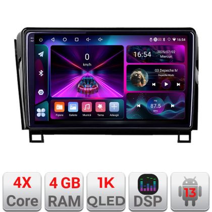 Navigáció Toyota Sequoia 2008-2017 évjárat között A-sequoia 4+64 InCell kijelző 1K Android rádió gps internet