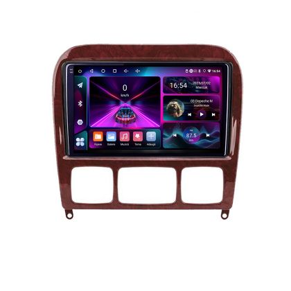 Navigáció Mercedes S osztály 1998-2005 A-220 4+64 InCell kijelző 1K Android Waze USB internet navigáció Youtube rádió