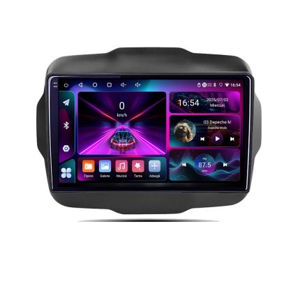 Navigatie Jeep Renegade 2015-2020 A-500  4+64 InCell Display 1K Android Waze USB Navigatie Internet Youtube Radio