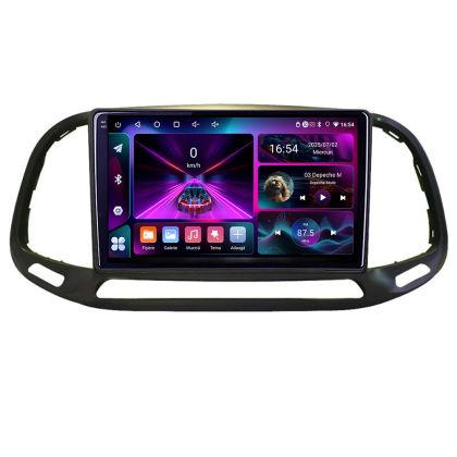 Navigáció Fiat Doblo 2015-2018 A-DOBLO15 4+64 InCell kijelző 1K Android Waze USB internet navigáció Youtube rádió
