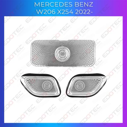 Lumini Ambientale Mercedes Benz C Class W206 2020- capace tweeter control telefon sau sistem original