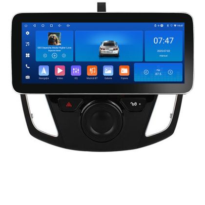 Navigáció Ford Focus 3 2011-2018 Edotec 4+64 12.3 hüvelykes Incell 1K android Wifi 5Ghz gps internet