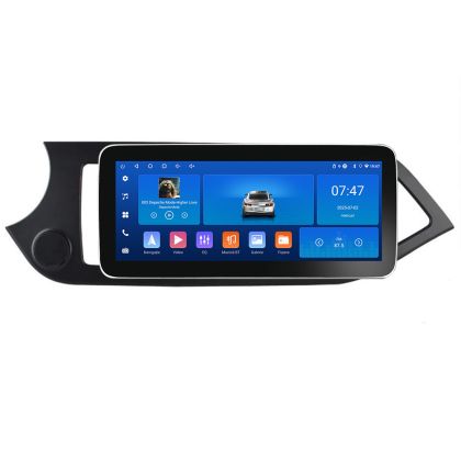 Navigáció Kia Picanto 2011-2015 K-217 Edotec 4+64 12.3 hüvelykes Incell 1K android Wifi 5Ghz gps internet