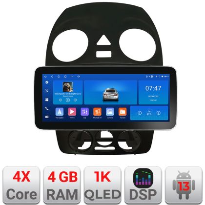 Navigatie VW Beetle 2005-2010 Edotec 4+64 12.3 inch Incell 1K android Wifi 5Ghz gps internet  KIT-beetle-old