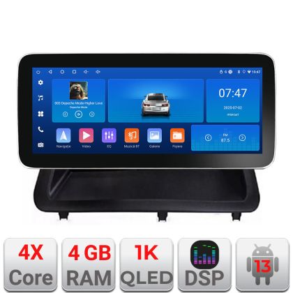 Navigáció Lexus CT 2011-2018 gyári képernyővel Edotec Incell 1K 12.3 hüvelykes 4+64 carplay android auto rádió internet KIT-ct-high+EDT-E212-RK