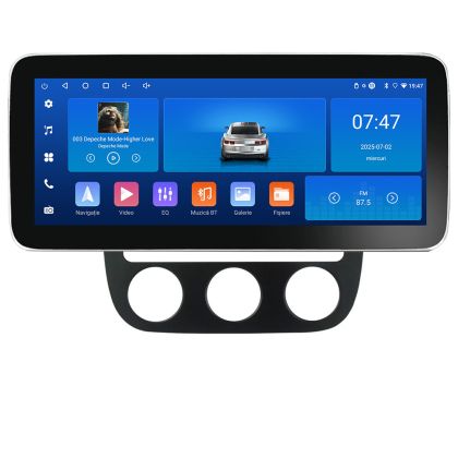 Navigáció VW Golf 5 2004-2010 automata klíma Edotec 4+64 12.3 hüvelykes Incell 1K android Wifi 5Ghz gps internet KIT-golf5-automatic