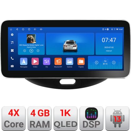 Navigáció Hyundai I10 2007-2013 Edotec 4+64 12.3 hüvelykes Incell 1K android Wifi 5Ghz gps internet KIT-i10-2007