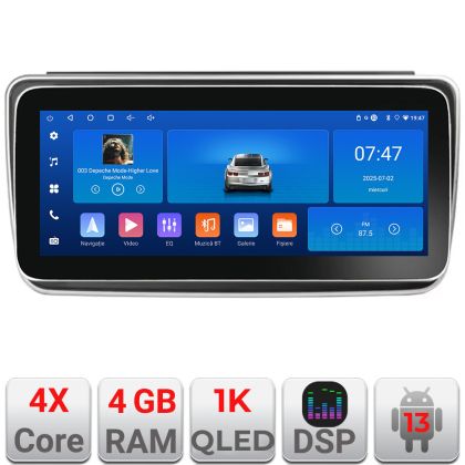 Navigáció Nissan Leaf 2018-2024 Edotec Incell 1K 12.3 hüvelykes 4+64 Carplay android auto rádió internet készlet - Leaf+EDT-E212-RK