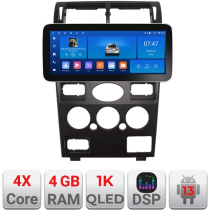 Navigáció Ford Mondeo 2004-2007 Edotec Incell 1K 12.3 hüvelykes 4+64 Carplay android autórádió internet kit-mondeo2001+EDT-E212-RK