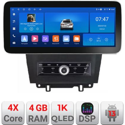 Navigatie Ford Mustang 2009-2014 Edotec 4+64 12.3 inch Incell 1K android Wifi 5Ghz gps internet  