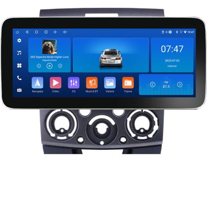 Navigáció Ford Ranger Mazda BT50 2007-2012 K-RANGER Edotec 4+64 12.3 hüvelykes Incell 1K android Wifi 5Ghz gps internet
