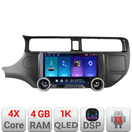 Navigáció Kia Rio 2012- Kit-204 Edotec 4+64 10.5 hüvelykes Incell 1K android Wifi 5Ghz gps internet v1