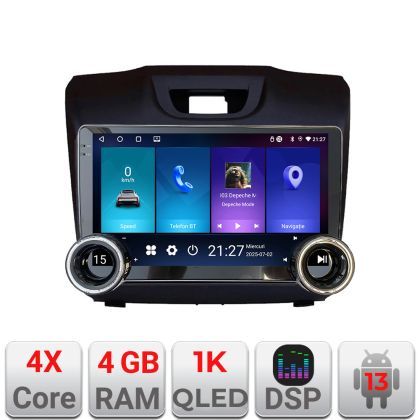 Navigáció Isuzu D-Max Kit-2234 Edotec 4+64 10.5 hüvelykes Incell 1K android Wifi 5Ghz gps internet