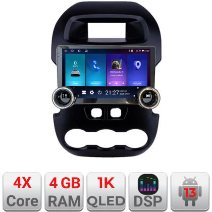 Navigatie Ford Ranger Kit-245 Edotec  4+64 10.5 inch Incell 1K android Wifi 5Ghz gps internet  
