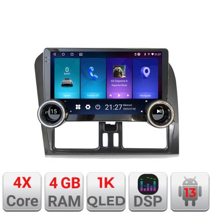 Dedikált navigáció Volvo XC60 Kit-272 Edotec 4+64 10,5 hüvelykes Incell 1K android Wifi 5Ghz gps internet
