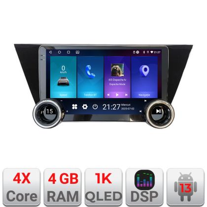 Navigáció VOLKSWAGEN TOURAN 2016- Kit-3144 Edotec 4+64 10.5 hüvelykes Incell 1K android Wifi 5Ghz gps internet