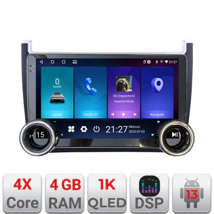 Navigatie VW Polo 2014- Kit-655 Edotec  4+64 10.5 inch Incell 1K android Wifi 5Ghz gps internet  