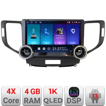 Navigatie Honda Accord 2008-2012 Kit-8951 Edotec  4+64 10.5 inch Incell 1K android Wifi 5Ghz gps internet a