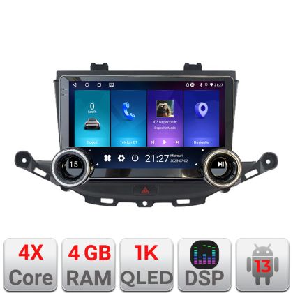 Navigatie Opel Astra K Kit-ASTRAK Edotec  4+64 10.5 inch Incell 1K android Wifi 5Ghz gps internet  
