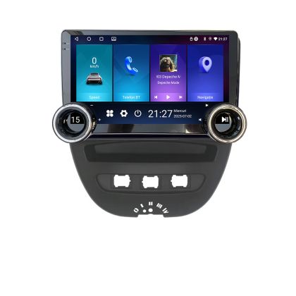 Navigáció Citroen C1 Peugeot 107 Toyota Aygo 2005-2014 Edotec 4+64 10.5 hüvelykes Incell 1K android Wifi 5Ghz gps internet KIT-C1 v1