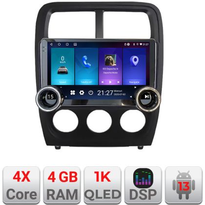 Navigáció Dodge Caliber 2010-2012 Kit-caliber Edotec 4+64 10.5 hüvelykes Incell 1K android Wifi 5Ghz gps internet S
