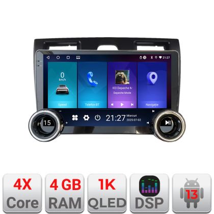 Navigáció Ford Fiesta MK5 2002-2008 Edotec 4+64 10.5 hüvelykes Incell 1K android Wifi 5Ghz gps internet KIT-fiesta-mk5