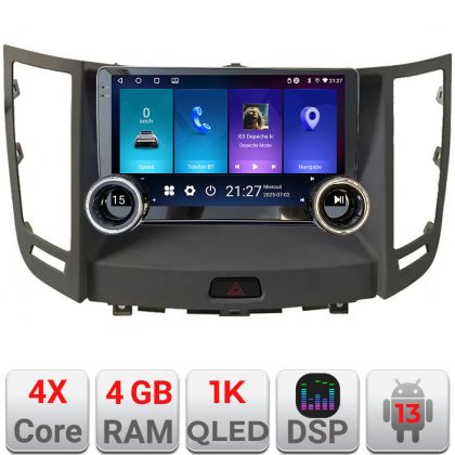 Navigatie Infinity FX intre anii 2009-2012 Edotec 4+64 10.5 inch Incell 1K android Wifi 5Ghz gps internet
