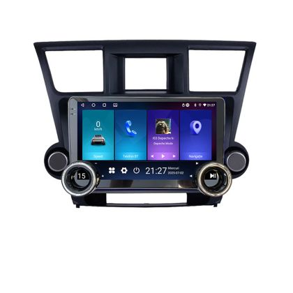 Navigáció Toyota Highlander 2007-2013 Edotec 4+64 10.5 hüvelykes Incell 1K android Wifi 5Ghz gps internet