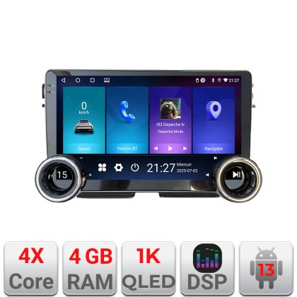 Navigáció Honda HR-V 2013-2018 Edotec 4+64 10.5 hüvelykes Incell 1K android Wifi 5Ghz gps internet Kit-hr-v