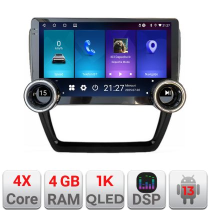 Navigáció VW Jetta 2011-2018 Kit-jetta-15 Edotec 4+64 10.5 hüvelykes Incell 1K android Wifi 5Ghz gps internet