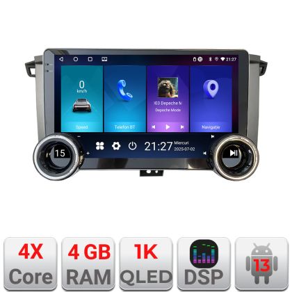 Navigáció Toyota Land Cruiser L100 2002-2006 Edotec 4+64 10.5 hüvelykes Incell 1K android Wifi 5Ghz gps internet KIT-L105