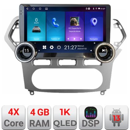 Navigáció Ford Mondeo 2006-2010 Kit-mondeo-ac Edotec 4+64 10.5 hüvelykes Incell 1K android Wifi 5Ghz gps internet