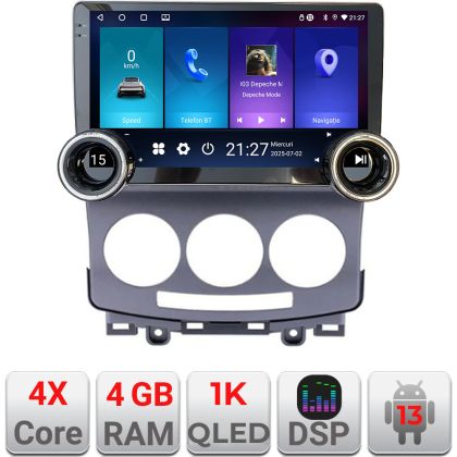 Navigáció Mazda 5 2005-2010 Kit-MZ22 Edotec 4+64 10.5 hüvelykes Incell 1K android Wifi 5Ghz gps internet Cor