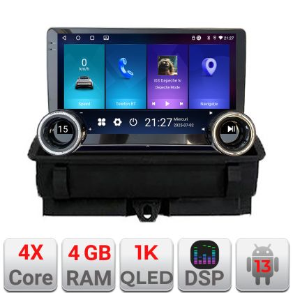 Navigatie Audi Q3 2011-2018 Edotec  4+64 10.5 inch Incell 1K android Wifi 5Ghz gps internet Kit-q3