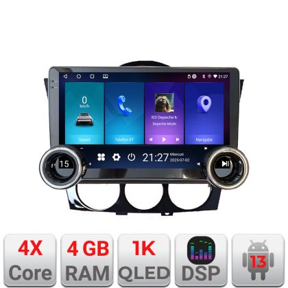 Navigatie Mazda RX8 2008-2011 Edotec  4+64 10.5 inch Incell 1K android Wifi 5Ghz gps internet  