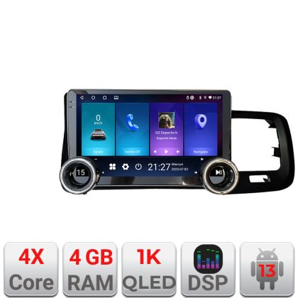 Volvo S60 2014-2018 navigáció Sensus Connect Kit-s60-14 Edotec 4+64 10.5 hüvelykes Incell 1K android Wifi 5Ghz gps internet