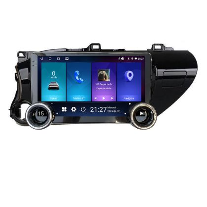 Navigáció TOYOTA Hilux 2016- Kit-TY59 Edotec 4+64 10.5 hüvelykes Incell 1K android Wifi 5Ghz gps internet Co