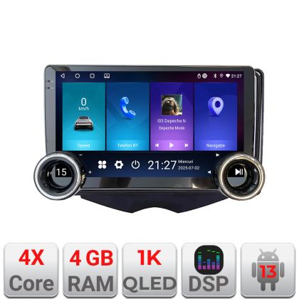 Navigáció Hyundai Veloster Edotec 4+64 10.5 hüvelykes Incell 1K android Wifi 5Ghz gps internet