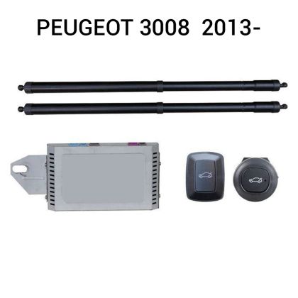 Automatikus csomagtartó-emelő és -záró rendszer gombbal és kulccsal Peugeot 3008 2013-