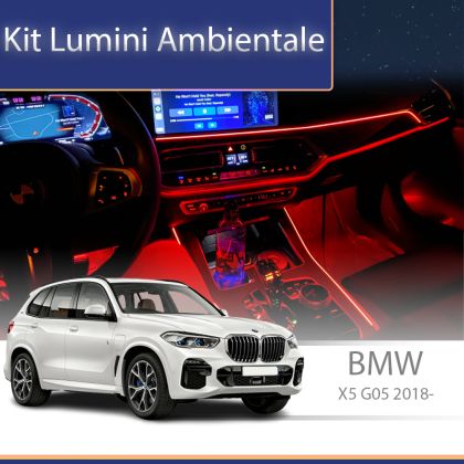 Lumini Ambientale BMW X5 X6 X7 G05 G06 G07 suport pahare iluminat control telefon sau sistem original