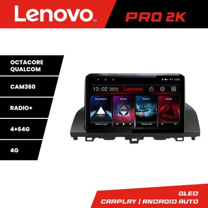 Navigáció Honda Accord 2019-2022 Lenovo Qled 2K Octa Core 4+64 360 DSP Carplay android autórádió gps internet készlet-+PRO-2K-10-4+64