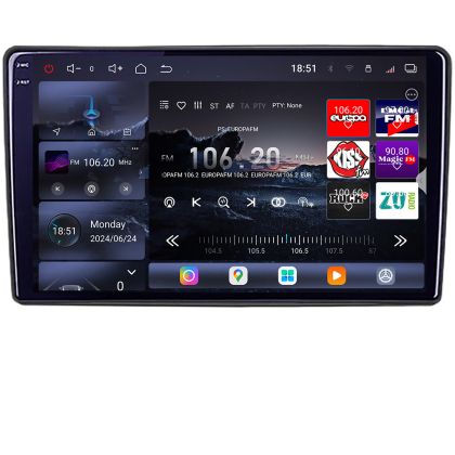 Navigáció Alfa Romeo 159 2005-2011 Qled 2K Octa Core 16+512 LTE 4G DSP Wifi 5Ghz android auto carplay rádió gps internet készlet-+EDT-E809-2K