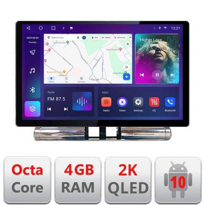 Navigáció Citoren C3 2017-2024 rádió cd Qled 2K Octa Core 4+64 LTE 4G DSP Wifi 5Ghz android autó carplay rádió gps internet készlet-+EDT-E413-2K