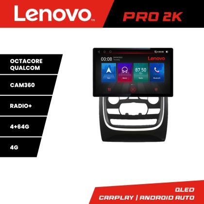 Navigáció Dodge Durango 2014-2020 Lenovo Qled 13 hüvelykes 2K Octa Core 4+64 360 DSP ADAS Carplay android auto rádió internet Kit-+PRO-2K-13-4+64