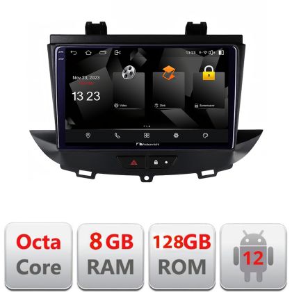 Navigáció Opel Grandland X Crossland X 2016-2020 Nakamichi NAM5960PRO Octa core 8+128 carplay android autórádió gps internet