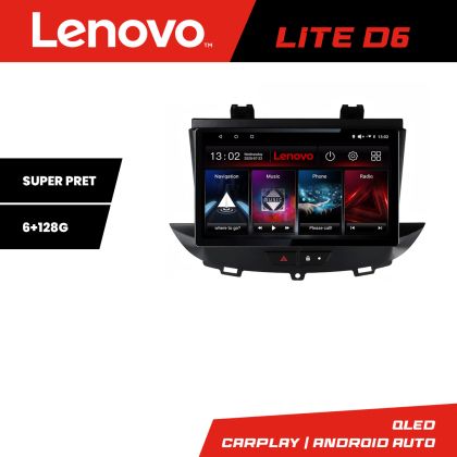 Navigáció Opel Grandland X Crossland X 2016-2020 Lenovo QLED Octa core 6+128 DSP Wifi 5Ghz Android rádió gps internet Kit-+LITE-9-6+128
